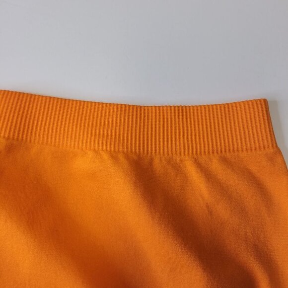 Strapless Orange Long Tube Tank Top Stretchy Tube Top Camisole - Picture 7 of 11